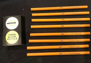 8 Vintage Eagle Pencil Co.  Chemi - Drafting Thick Lead Pencils 315 0722