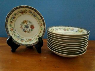 Set Of 12 Vintage Theodore Haviland Limoges Berry Bowls In Chateaudon Pattern