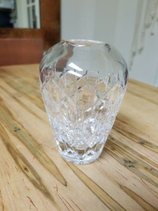 Tiffany & Co.  Vintage Small Cut Crystal Vase