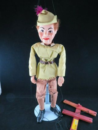 Vintage Hazelle Robin Hood Marionette String Puppet