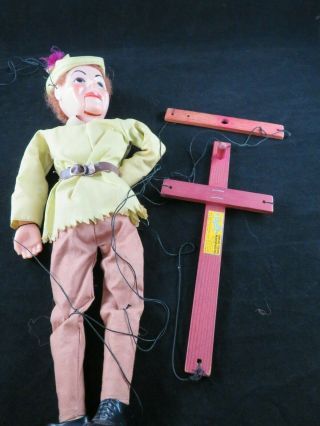 Vintage Hazelle Robin Hood Marionette String puppet 5