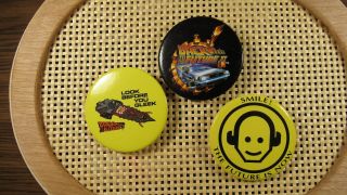 Back To The Future Ii Vintage Movie Promo Pin (set Of 3)