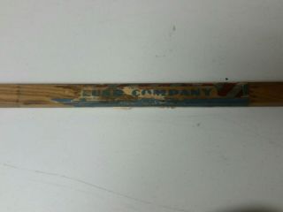 Vintage 1940 ' s C.  A.  Lund Company Wood Hockey Stick - youths - Straight Blade 2