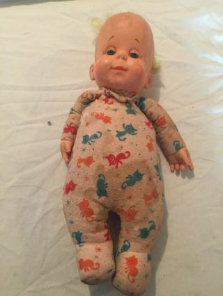 Vintage 1964 Mattel Doll Drowsy? In Pajamas Missing Pullstring