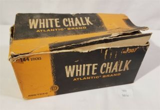 Thriftchi Vintage Box Of Binney & Smith White Chalk