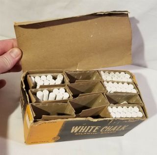 ThriftCHI Vintage Box of Binney & Smith White Chalk 3