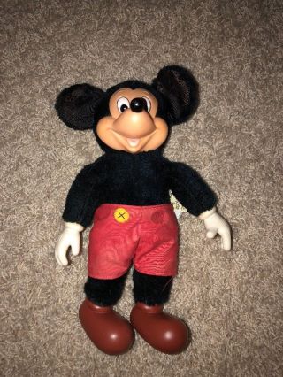 Vintage Applause Mickey Mouse Plush Toy Disney Doll