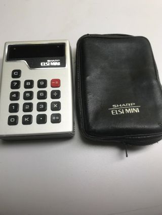 Vintage Sharp Elsi Mini Calculator (ff)