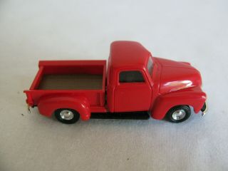 Vintage Busch 1/87 Ho Scale Red 1950 Chevrolet Pickup Truck Ex
