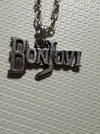 Bon Jovi Vintage Necklace 80 