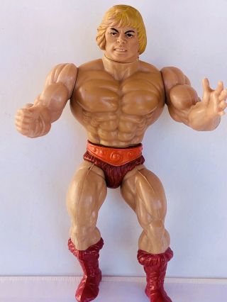 Vintage He - Man Action Figure (8 - Back) Motu 1981 Mattel Taiwan Loose