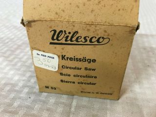 TF103 VTG Steam Engine Toy Circular Table Saw WILESCO West Germany Box 3