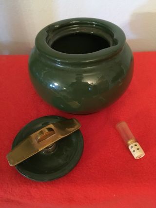 Vintage Pottery ' Bartite ' Tobacco Jar - Made in England 5