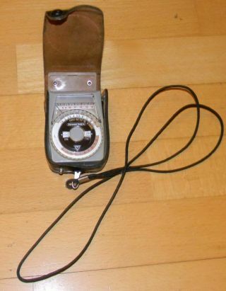 Ussr Leningrad 4 Vintage Soviet Light Meter Exposure Meter