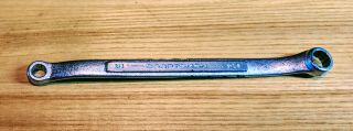 Vintage Craftsman 1/4 " X 5/16 " Double Box Wrench 12 Point - V - Series Usa