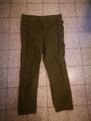 Vintage Idf Israel Army Golani Field Uniform Pants Size Large,  Gift