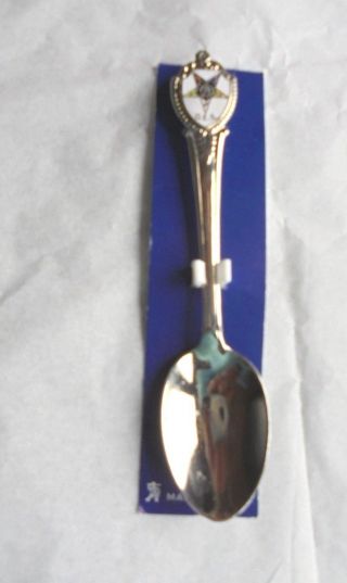 Cool Vintage Oes Order Of The Eastern Star Souvenir Mini Miniature Spoon Noc