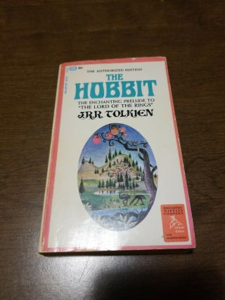 The Hobbit Vintage 1967 Paperback Jrr Tolkien Ballatine Books Authorized Edition