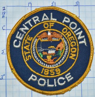 Oregon,  Central Point Police Dept Vintage Patch