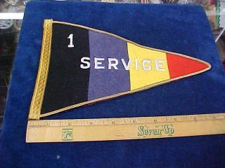Attributed Orig Vintage Officers Pennant 4 Tpt Coy Rcasc & 1 Cibg Bde Svc Bn
