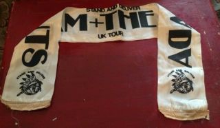 Punk Adam Ant Adam,  The Ants Stand And Deliver Ant Music Vintage Concert Scarf