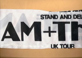 Punk Adam Ant Adam,  The Ants Stand And Deliver Ant Music vintage CONCERT SCARF 3