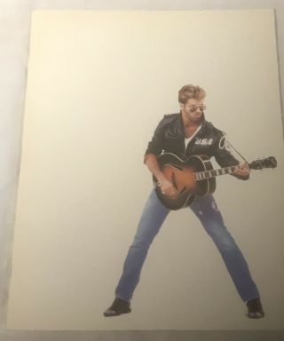 Vintage George Michael Official Tour Concert Program " Faith " : 1988 Usa