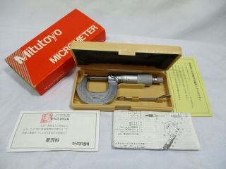 Vintage Mitutoyo Micrometer M220 101 - 113 Made In Japan