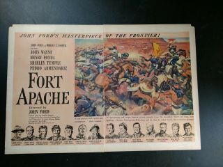 Vintage Movie Print Ad John Ford 