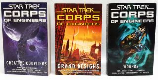 Vintage Star Trek: Corps Of Engineers Softcover Novel/book Set Of 3 (m - 7208 - Ap)