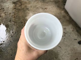 Vintage Napco HOBNAIL Milk Glass Vase Footed Planter Candy Dish 1180 3