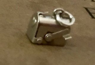 Vintage Sterling Silver Mailbox Movable Charm