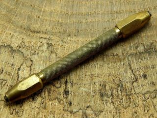 Vintage Watchmakers And Jewelers Brass Graver Handle Watch And Jewelry Tool
