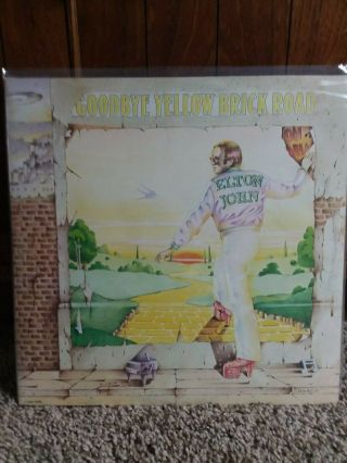 Vintage 1973 Elton John Goodbye Yellow Brick Road Gatefold Double Lp Mca2 - 10003