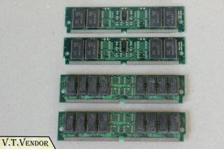32mb (4x8mb) Vintage Pc 72 - Pin Simm Ram Memory Fpm -