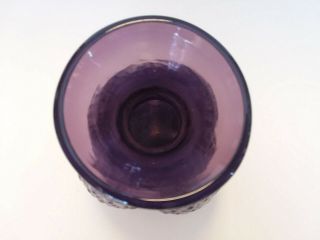 Vintage Blenko Amethyst/Purple Water Bottle/Vase 6