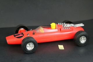 Vintage Processed Plastic Stp 11 Roadster Dragster Indy Racer Toy Car J210