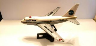 Vintage Pan Am Battery Operated Toy Model Jet Air Plane N388sp Boeing