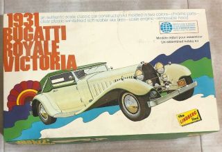 1931 Bugatti Royale Victoria Unassembled Parts 1:24 Scale Vintage