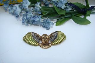 Vintage Very Cute Owl Enamel Pin