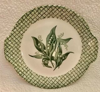 Vintage 1950’s Lily Of The Valley 10 1/2” Cake Plate (s) Primrose China Co.