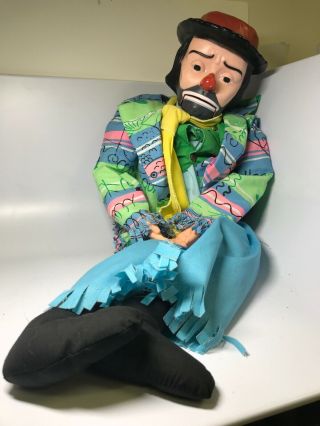 Emmett Kelly Vintage Ventriloquist Talking Doll Juro Willie Clown