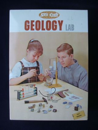 Skil Craft Geology Lab 904,  Incomplete,  Vintage 1960 