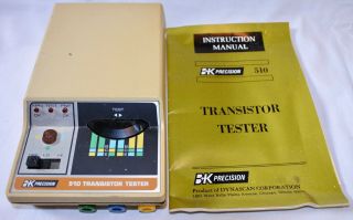 Vintage B&k Precision 510 Transistor Tester.