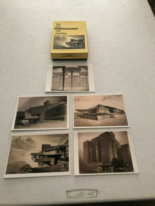 Vintage Frank Lloyd Wright Notecards By Hugh Ferriss Fallingwater Johnson Wax