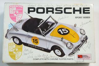 Vintage Winneco Palmer Porsche Sports Series Plastic Model Kit 1:24 Scale