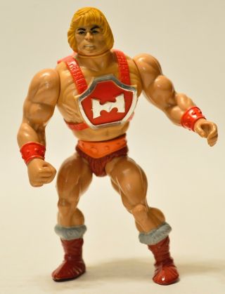 Vintage 1984 Masters Of The Universe Thunder Punch He - Man Action Figure Motu