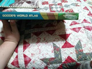Vintage Goode ' s World Atlas (13th Edition) by Rand McNally.  Published 1970 3
