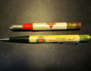 2 Vintage Petroleum Pencil 