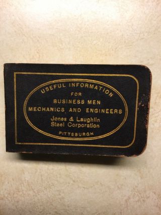 VTG 1942 Useful Information for Business Men,  Mechan Jones & Laughlin Steel Corp 4